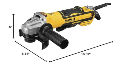 DEWALT Angle Grinder Tool 5-inch, Variable Speed, Paddle Switch (DWE43214NVS)