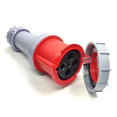 IEC60309 Waterproof CEE Industrial Activity Female Plug 4Pin 125A(UI Standard 100A) 380-415V 3P+E Flame Retardant IP67 - style: Activity Plug(F)