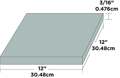 Isolate It!: Sorbothane Sheet Stock 70 Duro (3/16x 12 x 12in) - size: 3/16x 12 x12in