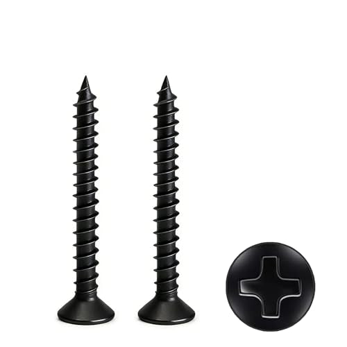#4 x 1 Flat Head Self-Tapping Wood Screws, M3x25mm(100Pcs) - color: 100 PCS, size: #4x1''-100 PCS