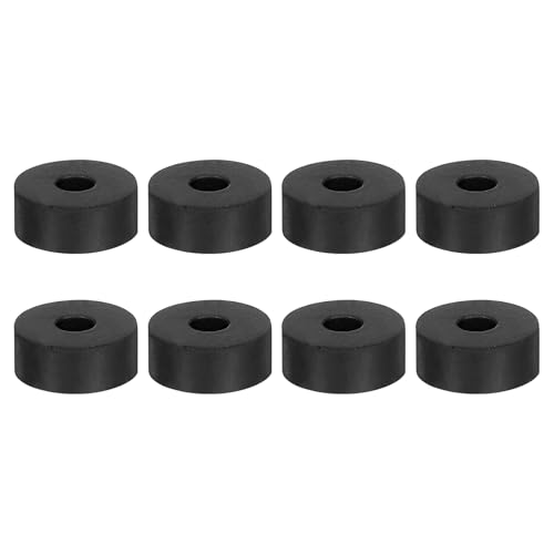 uxcell 20Pcs 3/4" OD x 1/4" ID x 3/8" Thick Round Rubber Washers Flat Rubber Spacer Bushing for Home Appliances Cars Boat Accessories - size: 3/4" OD x 1/4" ID x 3/8" Thickness