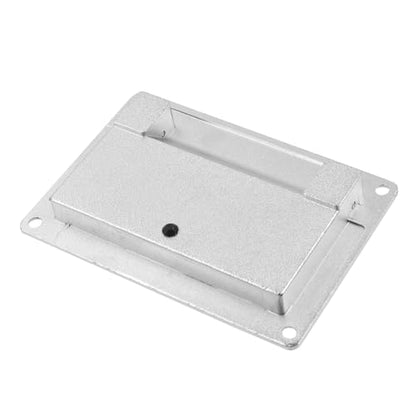Bitray Recessed Pull Handle Heavy Duty Zinc Alloy Flush Handle Deck Hatch Handle Silver - color: Silver, size: 5.12" x 3.58"