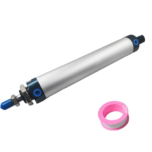 CG WEITENG Pneumatic Mini Pneumatic Cylinder MAL Single Rod Aluminum Double Acting Pneumatic Cylinder 40mm Bore 200mm Stroke(MAL40x200) - color: MAL-40 mm, size: 200 mm