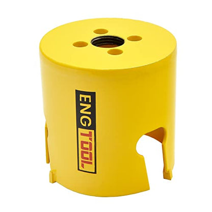 MaxTool 2-1/2" TCT Hole Saw 64mm Carbide Tip Holesaw 2.25" Deep with 5/8-18 Thread for Cutting Asphalt Brick Concrete MDF Tough Material; CT00Y57R232 - size: 2-1/2"