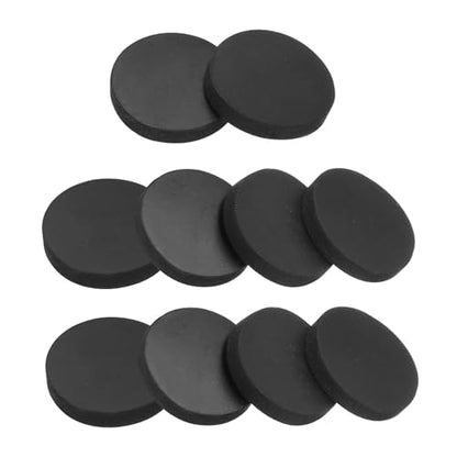 PATIKIL Rubber Solid Discs Washers 18mm OD x 3mm Thick 10 PCS - size: 18mm x 3mm