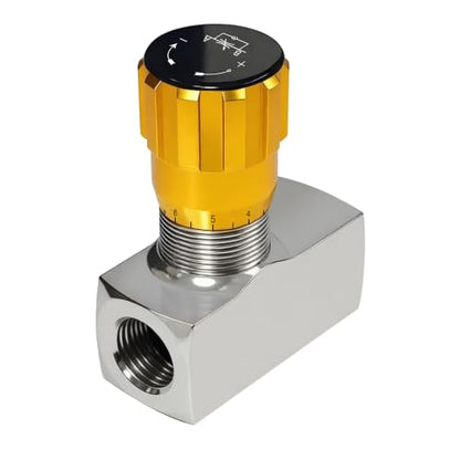 Hydraulic Flow Control Needle Valve 1/2 Inch Npt Ports, 16.64 GPM, 5076 PSI - size: 1/2 Inch