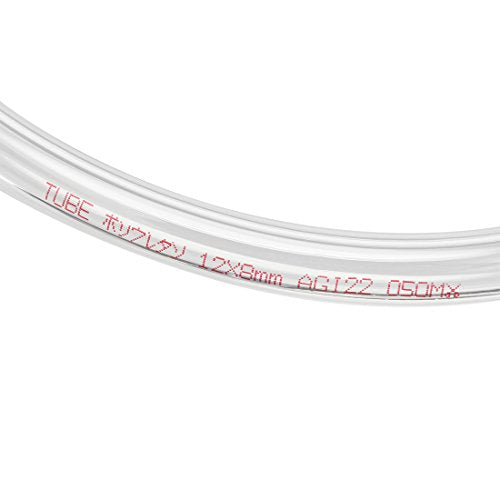 uxcell Pneumatic Air Tubing, 12mm OD x 8mm ID 5 Meters 16ft PU Polyurethane Air Compressor Tube Hose Pipe Clear - color: Clear, size: 12mmX8mm