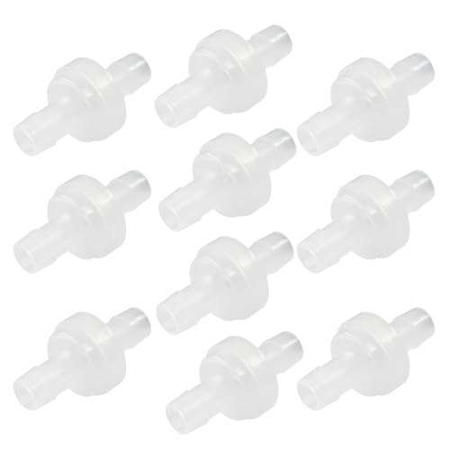 10 Pack 5/16 Inch (8MM) Plastic Check Valve - size: 8mm