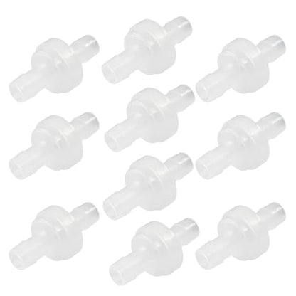 10 Pack 5/16 Inch (8MM) Plastic Check Valve - size: 8mm