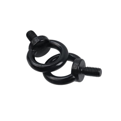 Antrader 10Pcs M8 Lifting Eye Bolts,Stainless Steel,for Rigging Securing - size: M8,10pcs