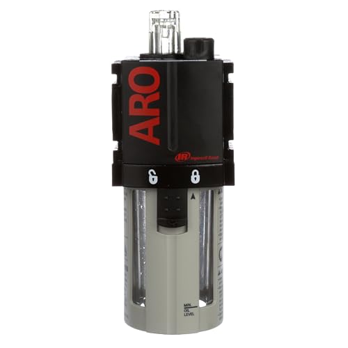 ARO Ingersoll Rand ARO L36231-100-VS Air Line Lubricator, 3/8" NPT - 150 psi Max Inlet, Black/Gray - size: 3/8" NPT