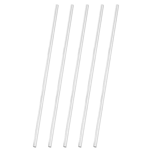 uxcell 5pcs 304 Stainless Steel Round Rods, 1/8" Dia x 6" Length Stainless Steel Metal Solid Shaft Rod Bar for Industry Use Metal Working Hobbies DIY Craft, Silver - size: 1/8" Dia x 6" Length