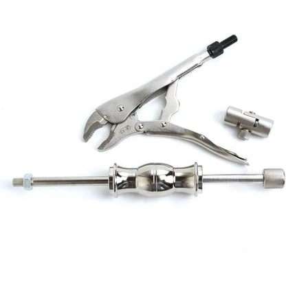 Slide Hammer Locking Pliers Set 9 Inch Puller Tool for Automotive Repairs