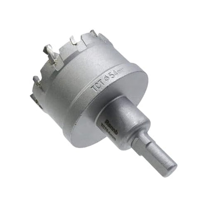 Carbide Tipped Hole Saw Drill Bit 2-1/8"/54mm Cutting Dia Hole Saw Cutter for Metal - size: 2-1/8"/54mm