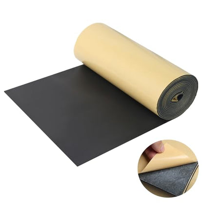 Eunice Sponge Neoprene Foam Sheet with Adhesive, 12 in x 118 in x 1/4 in - size: 12 in x 118 in x 1/4 in