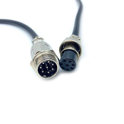 3.28 ft GX20 8 Pin Male to Female Cable, GX20 8Pins Female to Male Head Aviation Cordset Electrical Connector Panel Mount Circular Metal Adapter Cordset for Ships 5A 200V 20AWG (1meter) - size: GX20 8Pin