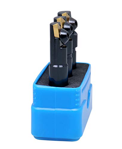 Accusize Indexable End Mill Set, 1/2" Shank, 0046-0510