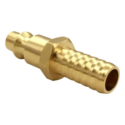 Joywayus 2PCS 3/8" Barb x 1/4" Coupling Industrial Air Hose Quick Connect - size: 1/4 inch