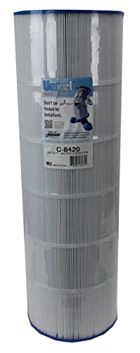 Unicel C-8420 200 Square Foot Media Replacement Pool Filter Cartridge with 236 Pleats, Compatible with Hayward Pool Products and Waterway