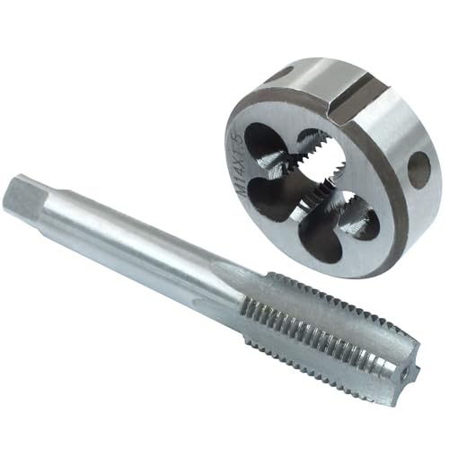 M14x1.5 Tap And Die Set, HSS Metric Threading Tool - size: M14 x 1.5
