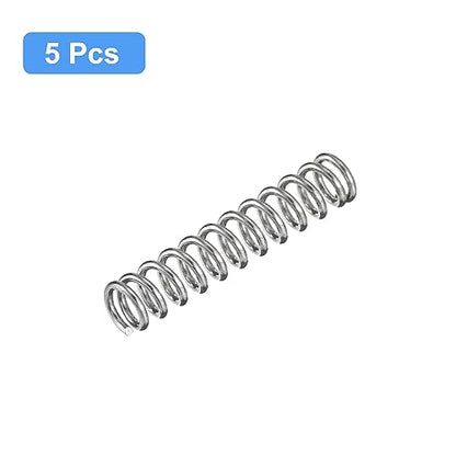 uxcell 5Pcs Compression Spring 304 Stainless Steel 5mmOD,0.8mmWD,25mmFL - size: 0.8mmx5mmx25mm