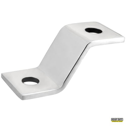 GG Grand General 33348 Stainless Steel Heavy Duty Angled Z Shape Mounting Bracket, Small - size: Small