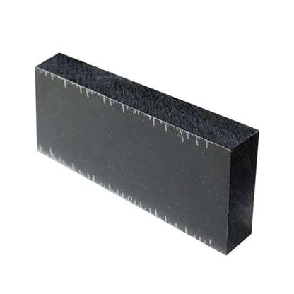 High-Density Polyethylene (HDPE) Plastic Block 1" x 3" x 6",HDPE Plastic Tapping Block for Machining,Home Improvements,DIY Projects (Black) - color: Black, size: 1" x 3" x 6"