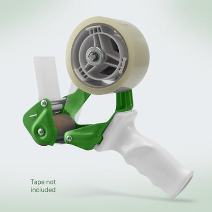 TAPEWELL Heavy Duty Metal Frame Packing Tape Dispenser Gun, 2 inch, Green - color: Green, size: 2 Inch