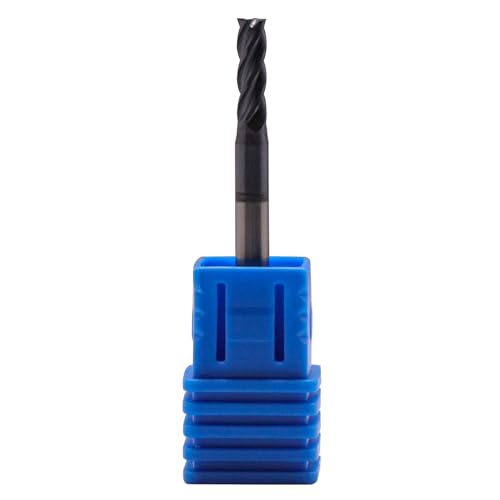 BestParts 5Pcs 7/64" 4 Flute Solid Carbide Square End Mill, AlTiN Coated - size: 7/64 in