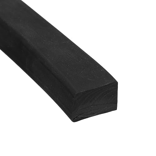 uxcell Neoprene Rubber Sheet Rolls 19/32" T x 0.8" W x 5'L Solid Rubber Seal Strip for DIY Gasket, Crafts, Pads, Seals, Protection - size: 19/32"T x 0.8"W x 5'L