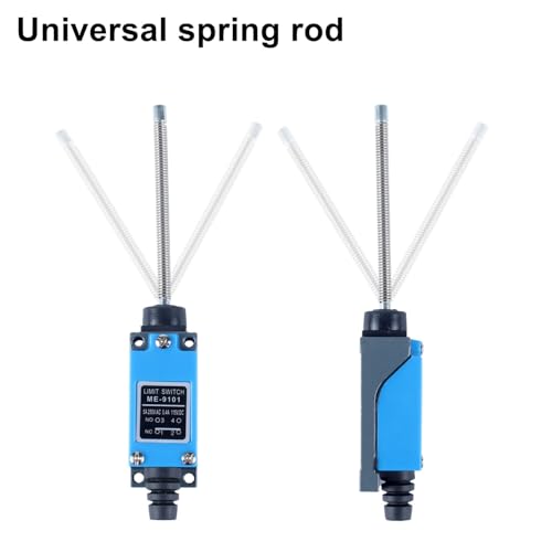 Momentary Limit Switch Travel Switch, omnidirectional Spring Rod, NO and NC self-resetting momentary Switch(4pcs) - style: ME-9101