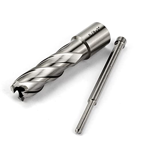 OSCARBIDE 5/8" x 2" HSS Annular Cutter 3/4" Weldon Shank Mag Drill Bit
