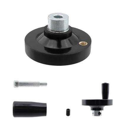 2PCS 2.48" Hand Crank Revolving M6 Thread Handle 63x8mm Hand Wheel - style: M8×63mm,2 Pcs Handwheel