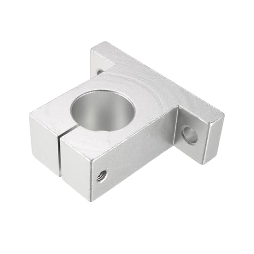uxcell 4pcs SK30 Aluminum Linear Rod Rail Shaft Support for 30mm Diameter Shaft, Linear Motion Rail Guides Mounting Bracket with Wrench for CNC Machine, 3D Printer, Automation Equipment - size: SK30