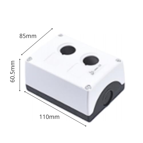 2 Button Mounting Hole Push Button Switch Control Station Box