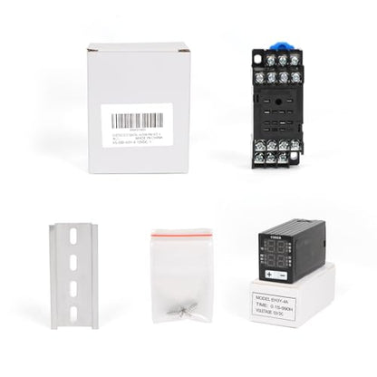 LCD Digital Display Relay, 14-Pin 12 VDC 4PDT - size: 14-Pin 12 VDC