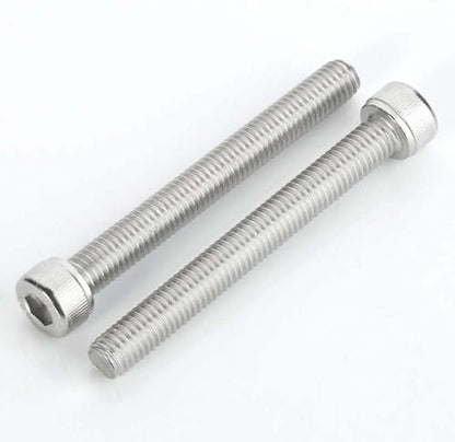 50 PCS Socket Head Cap Screw Assortment Set, M6 x 20mm, 25mm, 30mm, 35mm, and 40mm, Stainless Steel 304, Bright Finish - size: Assortment 20mm to 40mm