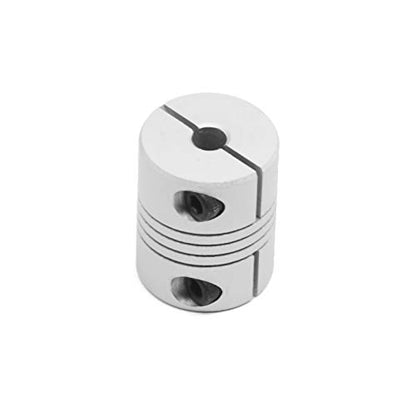 2PCS 5mm to 8mm Flexible Shaft Coupling 25mm Length 20mm Diameter for Stepper Motor Coupler Aluminum Alloy for 3D Printer CNC Machine (5x8mm) - style: 5-8mm