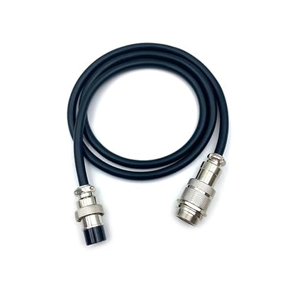 3.28 ft GX20 14 Pin Male to Female Cable, GX20 14Pins Female to Male Head Aviation Cordset Electrical Connector Panel Mount Circular Metal Adapter Cordset for Ships 5A 200V 22AWG (1meter) - size: GX20 14Pin