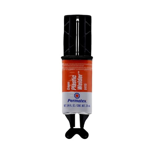 Permatex 84115 5-Minute Plastic Weld Adhesive, 0.84 oz.,Black (Pack of 2) - size: 0.84 Fl Oz (Pack of 2)