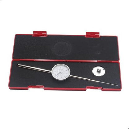 HFS Dial Indicator, 0-4" Range, 0.001" Graduation, 1/4" Lug Back - size: 0-4" x 0.001"