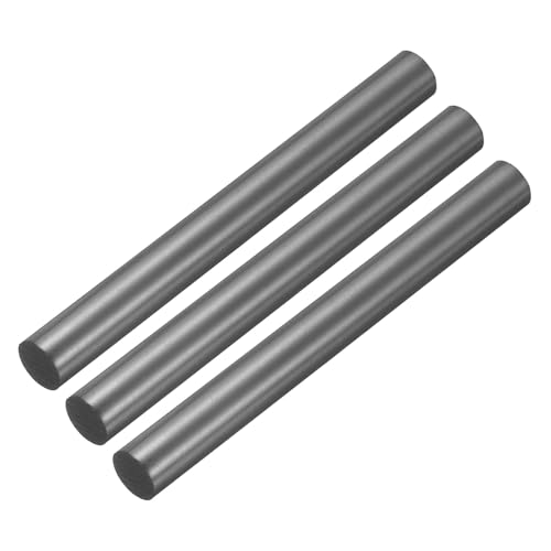 PATIKIL Graphite Rod 3 Pcs Graphite Stirring Rod 90x10mm Cylinder Stick - size: 90x10mm