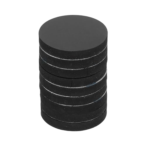 PATIKIL Non Slip Furniture Pads 1-9/16" (40mm x 5mm), 10 Pcs Adhesive Backed Round Rubber Feet Anti-Scratch Rubber Furniture Grippers for Hardwood Floor Electronics Bed Drawers DIY - size: 40mm x 5mm