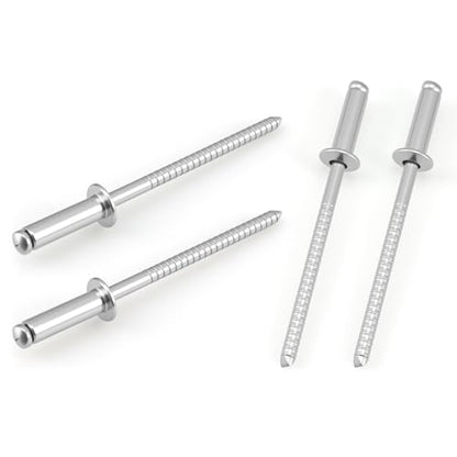 SDTC Tech Stainless Steel Blind Rivets 1/8" x 3/8" (4-4) Open End Type Pop Rivet Grip Range 3/16-1/4 inch (50 pack) - size: 4-4 50pack