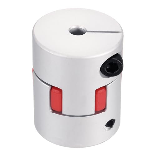 MECCANIXITY Aluminum Shaft Coupling 10mm to 15mm Flexible Spider Coupling L50mm x D40mm Coupler Jaw Spider Shaft Joint Connector for 3D Printers DIY Encoder CNC Router Milling Machine - size: 10mm to 15mm