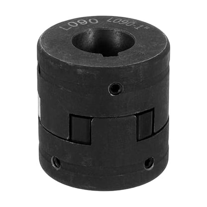 uxcell 1" to 1-1/8" L090 Flexible 3-Piece L-Jaw Coupling Coupler Set & Buna-N NBR Rubber Spider for Log Splitter Hybrid Equipment - size: 1" to 1-1/8", style: L090