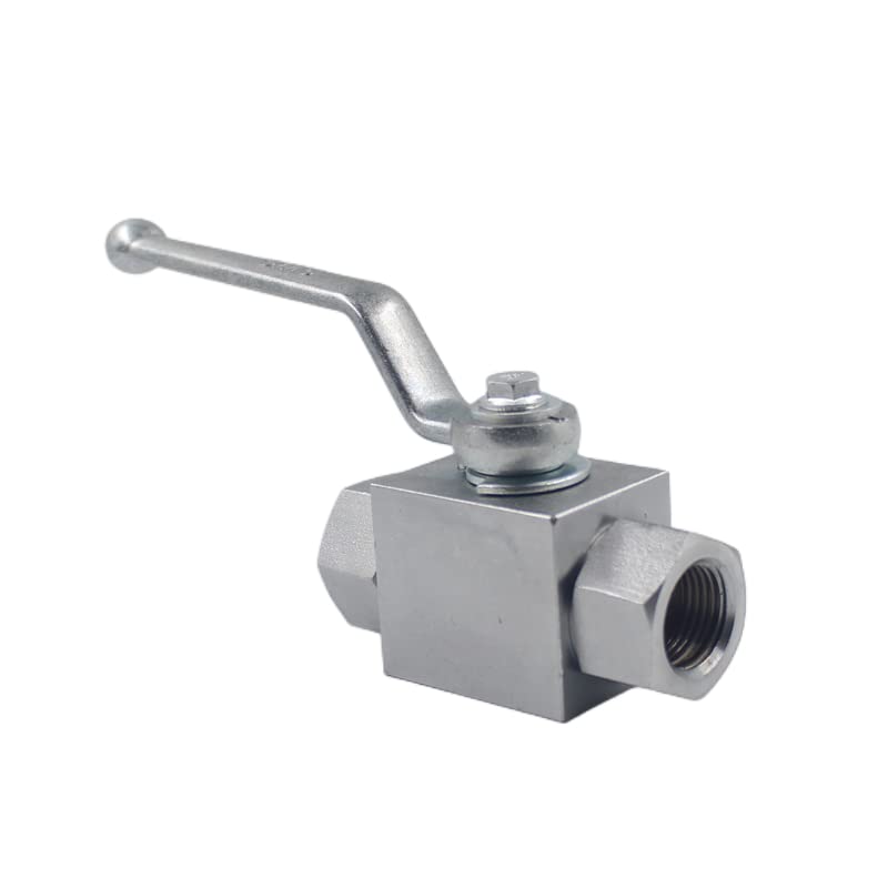 High Pressure Hydraulic Valve KHB 3/8'' NPT, Shut-Off 2 Way Ball Valve, Hydraulic Ball Valve 7250 PSI - size: KHB 3/8NPT(2 Way)