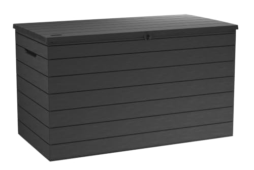 Keter Astoria 150 Gal Outdoor Storage Box for Patio and Pool Accessories - color: Astoria Brown