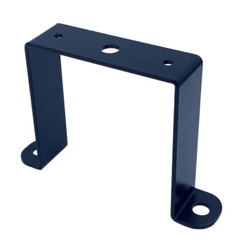 4 PCS 3x3" Square Tube Strap Clamps, 3 inch pipe strap, metal u clamp bracket for mounting,Powder Coated Black - size: 3x3"