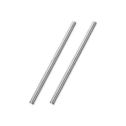 uxcell 6mm x 150mm 304 Stainless Steel Solid Round Rod for DIY Craft - 2pcs - size: 6 mm x 150 mm